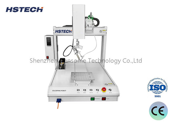 quality 4-Axis Single Platform Desktop Robot Automatic Soldering Machine With Precision Motor factory